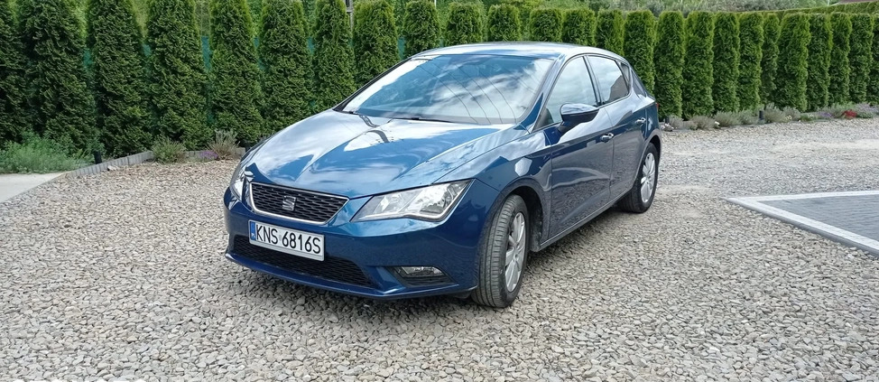 Seat Leon cena 32200 przebieg: 112000, rok produkcji 2013 z Zambrów małe 172